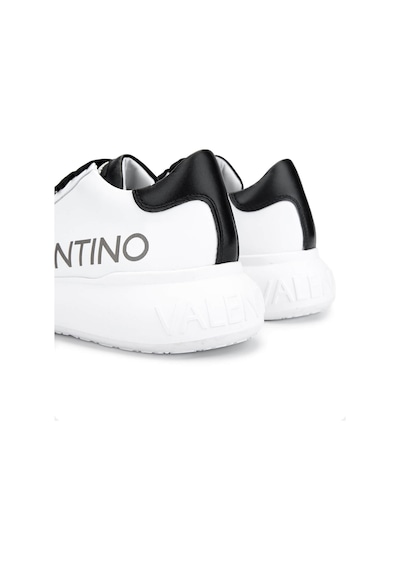Mario Valentino Unisex Hakiki Deri Beyaz/siyah Sneakers & Spor Ayakkabı 1040 95b2302-y Ayk Y25 Whıte/black Beyaz  - Siyah