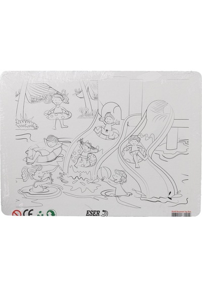 36 Parça Çocuk Puzzle + Boyama Güneş