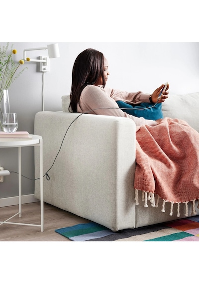 Ikea Lıllhult Koyu Gri 1.5 M Lightning - Usb Kablo 1.5 Metre