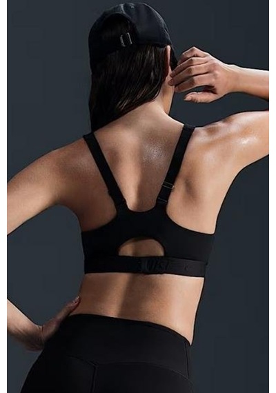 Nike Training Indy Dri Fit High Support Sports Bra Kadın Spor Sütyen Bra Siyah Siyah - Siyah
