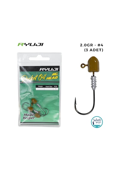 Ryuji Rocket Oil Jighead 2gr 4 3 Adet standart