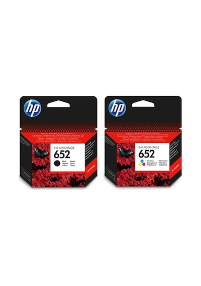 Hp 652 Siyah/Renkli Kartuş Deskjet 1115/2135/3635/3835/4535/4675