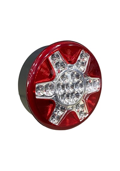 12v Geri Vites Lambası Ledli Yuvarlak 122 Mm Güleryüz Cobra-mıtsubıshı-otokar-temsa