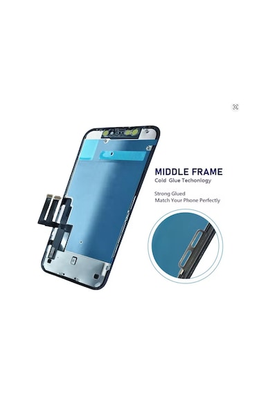 Apple iPhone Uyumlu 11 A Kalite Ön Lcd Ekran Dokunmatik Sıvı Bandı Kırılmaz Tamir Seti Set
