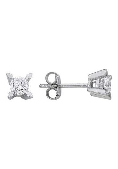 Pirnus Diamond Tektas Küpe 14 Ayar Altın Gramı : 1.41