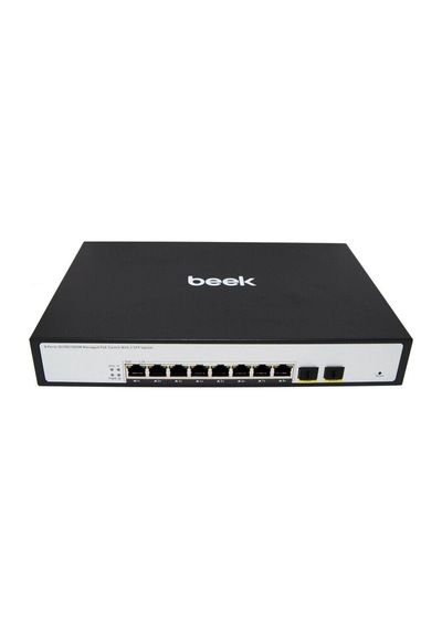8 Port Poe Switch With 2g Sfp Uplink,lite Managed
