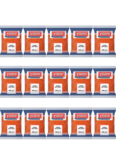 Yazar Kırmızı Mercimek 15 x 900 G
