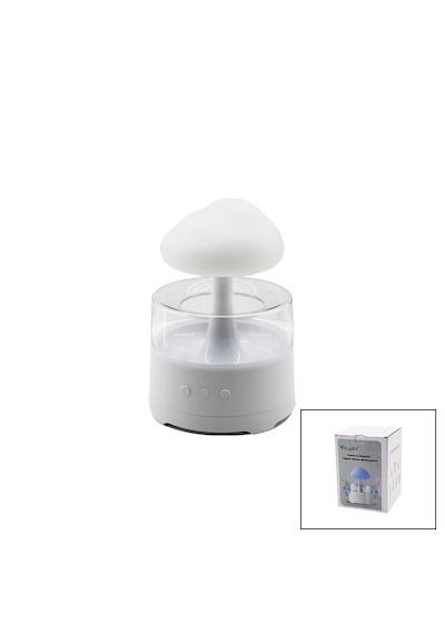 Lunaev Yağmur Bulutu - Bt Spekaer Hoparlör 300 Ml Usb Şarjlı - Renkli Ledli Işık - Kumandalı Hava Ne