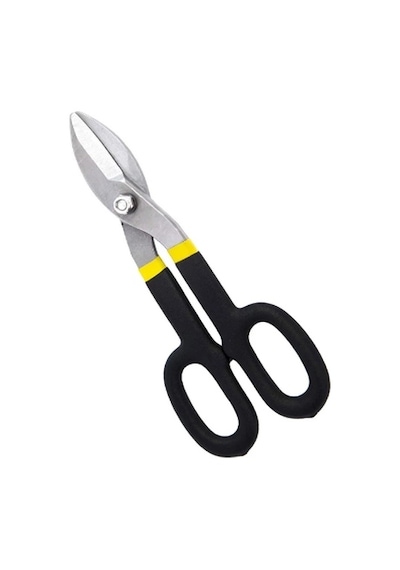 Rekotools-Teneke Snip Düz Bıçak Düz Metal Kesme Makası Metal Plak