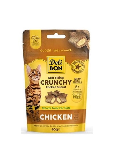 Delibon Bisküvi Kedi Ödül Maması 60g Tavuklu 148-30029.01