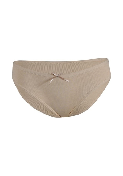 12 Adet Yıldız Bayan Likralı Kaşkorse Bikini Külot Slip Ten 3551 001
