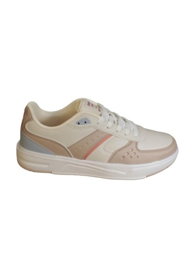 Kinetix Kadın Beyaz Krem Comfort Rahat Taban Sneaker Spor Ayakkabı 001