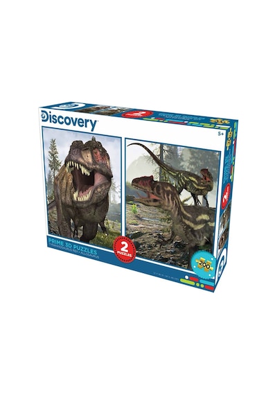 Prime 3d Discovery T-rex Ve Allosaurus İkili Puzzle 200 Parça 10248