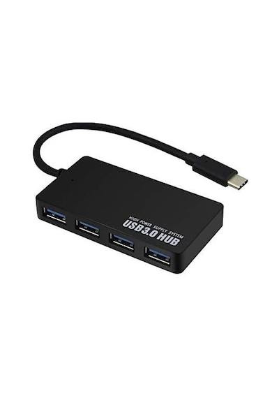 Usb 3.1 Type C Çoklayıcı 4 Port Type C To Usb 3.0 Hub 5Gbps