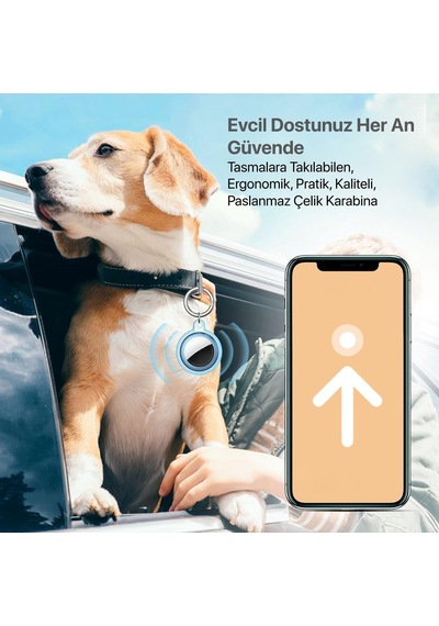Airtag İçin Su Geçirmez Ultra Şeffaf Görünümlü Silikon Kılıf Ve Anahtarlık 4'lü Paket Belirtilmemiş