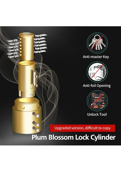 Alarm Disk Kilidi Seti, Fren Kilidi, Hırsızlığa Karşı Su Geçirmez 110 Db 7 Mm Pin 1,5 M Hatırla Standart