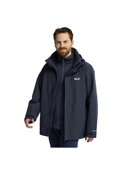 Jack Wolfskin Pınetraıl 3ın1 Jkt M Erkek Outdoor Montu 3'ü 1 Arada A66288-c0412 Lacivert