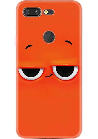 General Mobile Gm 9 Pro Kılıf Silikon Desenli Orange 1830
