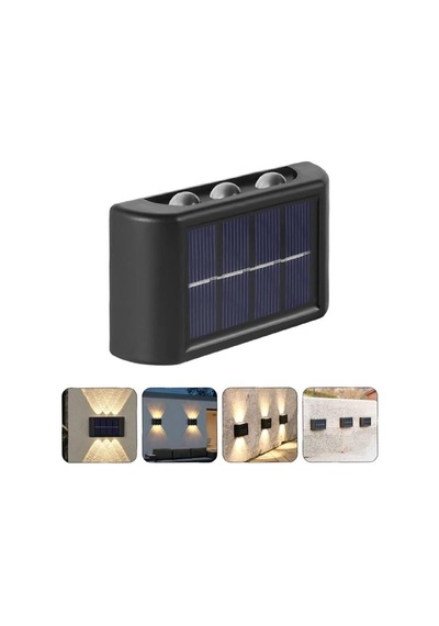 Zibox Powermaster Solar Aplik Duvar Lambası 4'lü Set