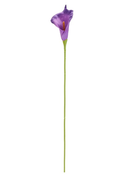 Deco Yapay Zambak Çiçeği - Mor - 60 Cm Çok Renkli