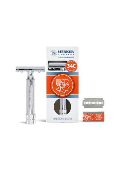 Merkur Mk34c Ağır İş Kısa Saplı Çift Kenarlı Jilet