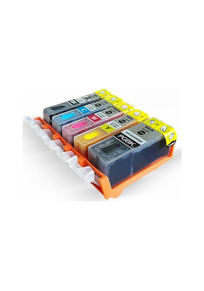 Canon PGI-520BK CLI-521 İthal Uyumlu Kartuş Seti  5 Renk