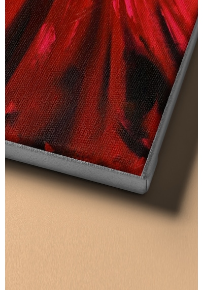 Webstyle Sayılarla Boyama Seti Kasnaklı Kırmızı Elbise 40 X 50 Cm