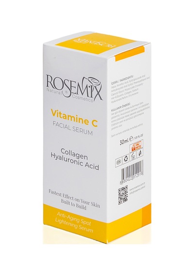 Rosemix - 727 - - Vitamiv C Serum Kolojen-hyalüronik Asit 30 Ml - 2 Adetlik - Matxzngz - Set Ürün
