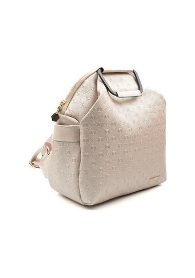 Silver Polo Sp771 Kadın Sırt Çantası Logolu Bej-s.bej