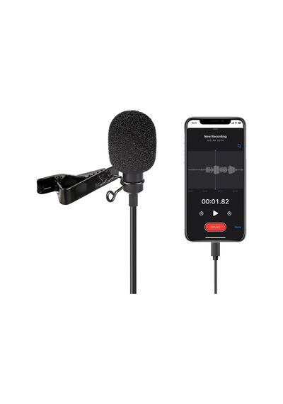 Akıllı Telefon Ve Tabletler İçin Lv-1 Yaka Mikrofonu 3,5mm Mic Canlı Yayın, Röportaj, Toplantı Youtube İçin Mükemmel