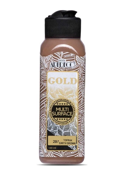Gold Multi Surface Akrilik Boya 140 Ml. 297 Toprak No Color