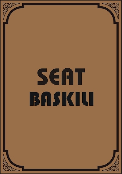 Cihan Oto Paspas Kağıdı Seat Amblem Baskılı 100 Adet 35x50 135gr