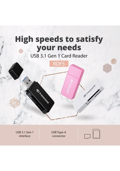 Transcend Usb 3.0/3.1 Gen 1 Çok Fonksiyonlu Kart Okuyucu Ts-rdf5w