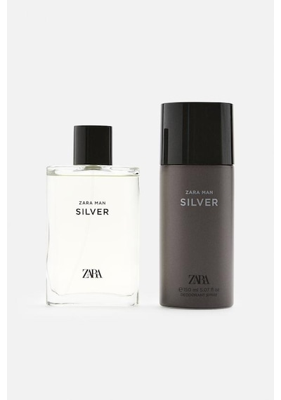 Zara Man Silver Erkek Parfüm EDT 90 ML + Silver Erkek Sprey Deodorant EDC 150 ML