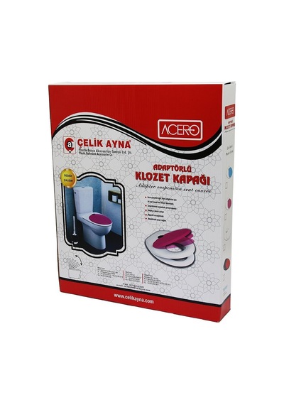 Çelik Ayna-208 Acero Çocuk Adaptörlü Klozet Kapağı Diğer