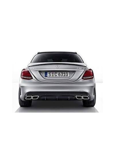 W205 C63 Egzoz Ucu Krom Renk
