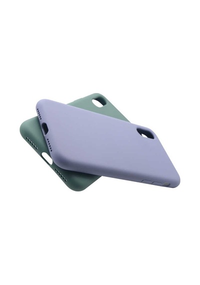 Apple Uyumlu iPhone X Kılıf Zore Silk Silikon-Siyah