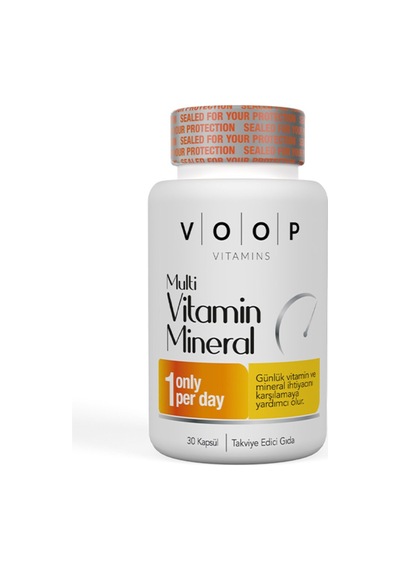 2 Adet Voop Multıvitamin Multimıneral 30 Kapsül