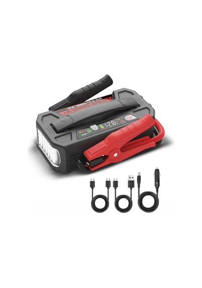 Lokithor J403hd 12v 10.000amp Li-polimer Akıllı Akü Takviye + Powerbank + Led Lamba
