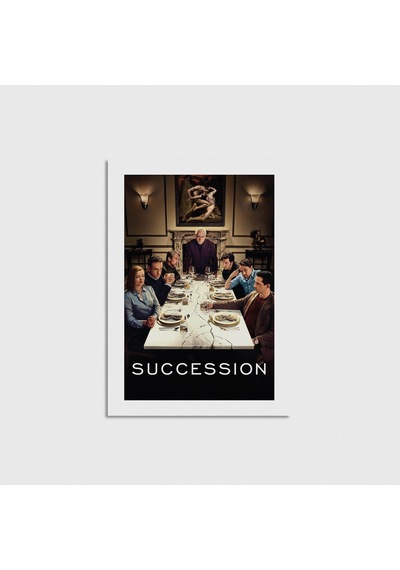 Succession Dizi Posteri Çerçevesiz Poster Duvar Dekorasyonu Pn11p482