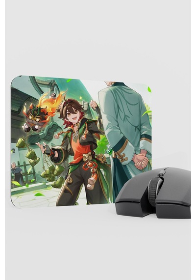 Gaming Genshin Impact Anime Gacha V2 - 22x18 Gaming Mouse Pad Fare Altlığı