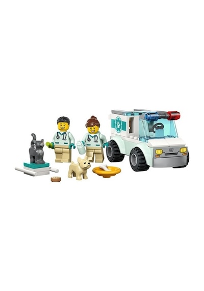 LEGO® City 60382 Veteriner Kurtarma Aracı 58 Parça