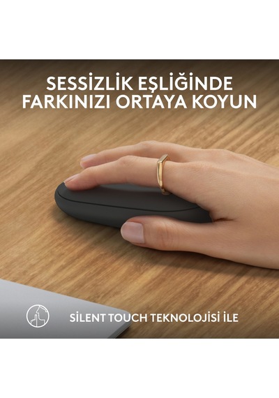 Logıtech M350s Pebble Mouse 2 Siyah 910-007015 M350S