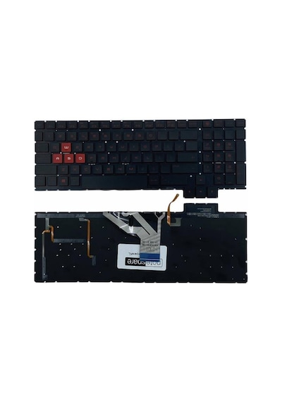 Hp İle Uyumlu Omen 15-ce007nt 2cj35ea , 15-ce008nt 2gr89ea Notebook Klavye Işıklı Siyah Tr