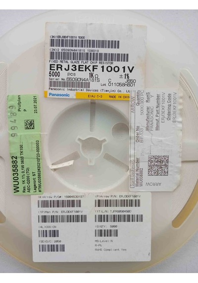 Erj3ekf1001v 1k 402 Smd Direnç 500 Adet