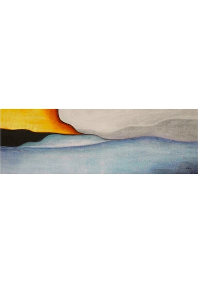 Yatak Odası El Yapımı Yağlı Boya Tablo 165x64cm