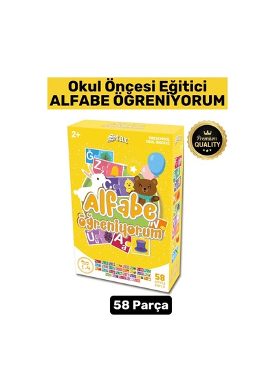 Preschool Eğitici Öğretici Zeka Dil Geliştirici Okul Öncesi Eğlenceli Puzzle-alfabe Öğreniyorum