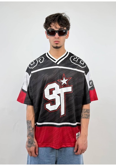 Zaee Saint Tears 66 Oversize Hocjky Jarsey Forma Çok Renkli