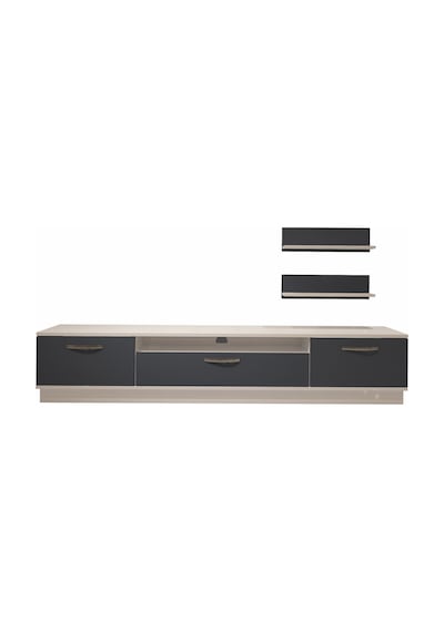 Decoraktiv Trio 4 Mdf Tv Ünitesi Tv Sehpası Beyaz - Antrasit