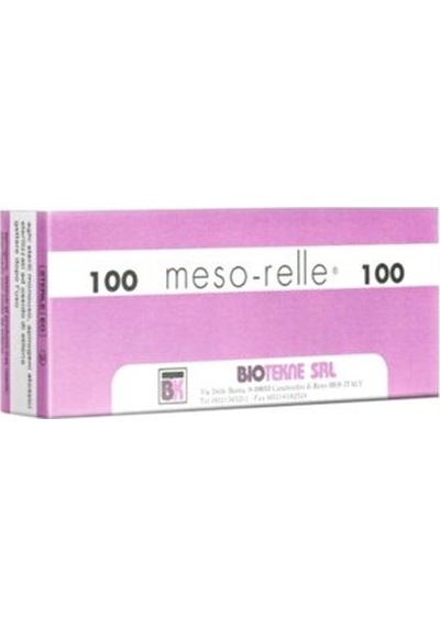 Meso-Relle Mezoterapi İğnesi 32G 0,23 x 12 MM